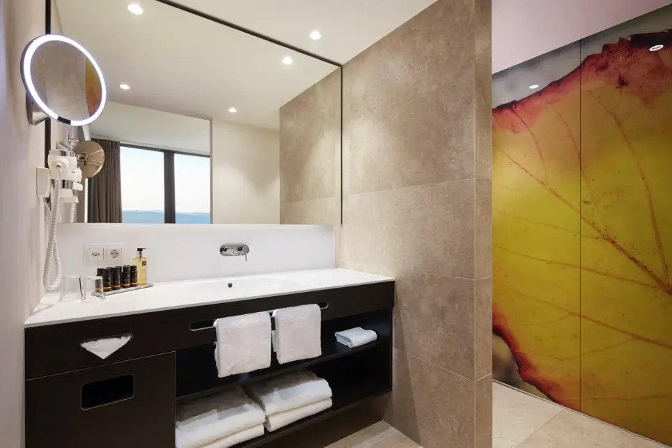 Bathroom at the Hyperion Hotel Basel - Official website