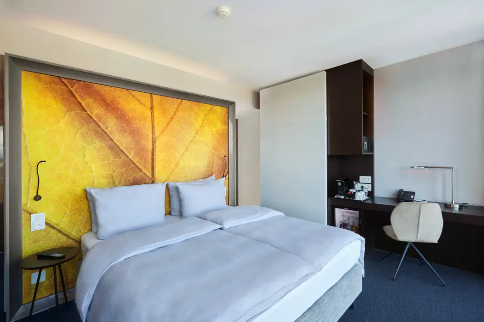 Modern Superior King room at the Hyperion Hotel Basel - Official website