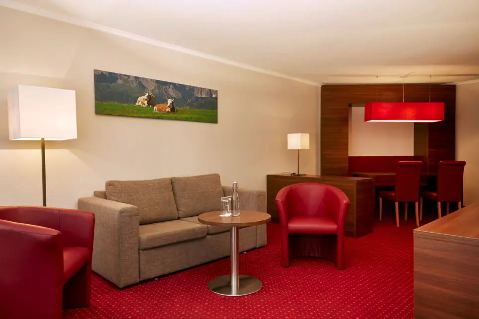 Comfortable superior apartment at the H+ Hotel & Spa Engelberg - Official website