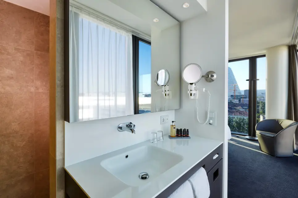 Business rooms in the Hyperion Hotel Basel